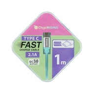 DIGIMOMO - TYPEC1M數據線-藍