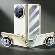 Transparent Privacy Screen Tempered Glass Protector Case For Honor Magic V6 Magic V5 All-inclusive S