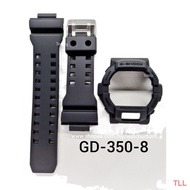 strap smart watch Aksesori ❀▲♙CASIO G-SHOCK BAND AND BEZEL GD350 100% ORIGINAL