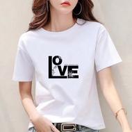 T Shirt For Girls Women Summer Plain White Casual Graphic Tees T Shirt For Woman Tshirt Girl Baju Kaos Wanita T-Shirt Perempuan T Shirt Perempuan Murah Cantik