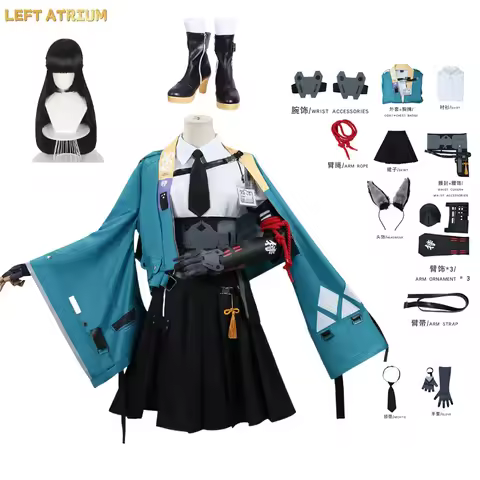 Miyabi Hoshimi Cosplay Costume Zenless Zone Zero ZZZ Мияби Fox Samurai Full Set Ear Wig Shoes Hallow