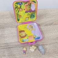 1989年 Polly Pocket 口袋芭比 動物園 絕版 童年 玩具 收藏 芭比 回憶