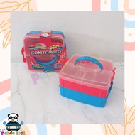 PANDA TOYS SEMARANG BOX CONTAINER DIECAST 79010 CARRY CASE 2 LAYERS