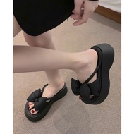 [ MIỄN PHÍ VẬN CHUYỂN ]  DÉP BM QUAI NHÚN PHỐI 2 DÂY XOÀN 7CM   N45