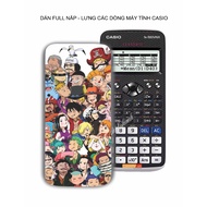 One piece - casio computer stickers full of lines Jadual Waktu Kelas Boleh Ubah Laminate Film Jadual