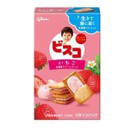 格力高 Bisco 草莓口味 15 顆 (5 顆 x 3 包)