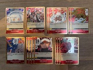 One Piece 卡牌 紅deck 料 op04-016 op07-017 op09-020 op10-018 op12-018 op14-018 eb01-009