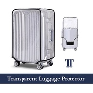 Transparent Luggage  Protector  Luggage Cover Suitcase Cover Sarung Beg Bagasi Thick Waterproof  透明行