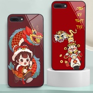 Glass Case Iphone 7 / 7 PLUS / 8 / 8 PLUS Palace Ha Phat Tai Fortune Lucky Case CNY