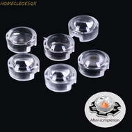 HOMECLEOESQX LED Lens Optical Lens LED Light 15 30 45 60 90 100 Degree Lens Convex Acrylic Lens Coll
