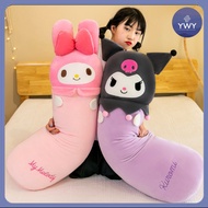 Kuromi Melody Plush Pillow 60cm 80cm 100cm Sanrio Hugging Doll Cute Long Bolster Cushion Soft Plushi