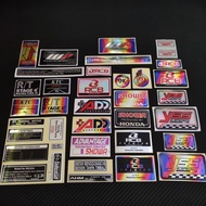 Quality rcb suspension shock warning stickers