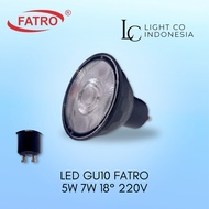 Lightco INDONESIA] LED GU10 FATRO 18 Degree 220V 5W 7W WARM WHITE