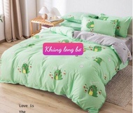 Ga Trải Giường Bo Chun Cotton Poly 1m4x2m[được chọn mẫu]mẫu doremon đàn