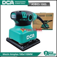 DCA ASB03-100 MESIN AMPLAS KOTAK ORBITAL SANDER 240WATT ASB03-100S