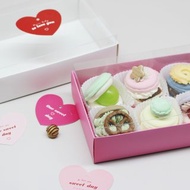 【20套】韓式馬卡龍常溫西點包裝盒子