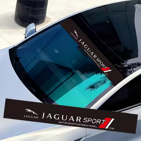 Car Windshield Sticker Waterproof decorative Decal Stickers ﻿For Jaguar X S F XF XE XJ XK XEL XFL XJ