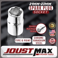 21MM 23MM Plug Socket Wrench Spanner Lug Nut Wheel Spark Plug Socket Car Repair Tool Soket Kereta Ta