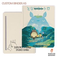 Binder Studio Ghibli Totoro Anime Aesthetic A5 20 rings 6 rings Custom Name Burning Wasabi File Fold