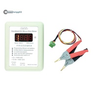 .Handheld DC Milliohmmeter Low Resistance Tester Meter Four Wire Kelvin Measurement Rechargeable 20R