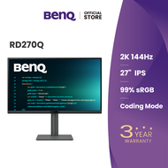 BenQ RD270Q IPS 27นิ้ว 2K 144Hz BenQ Programming Monitor (Ultimate Coding Experience)