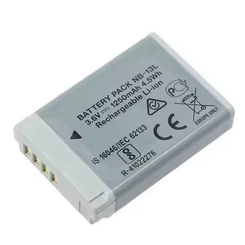 NB-13L NB13L 3.6V Camera Battery for Canon PowerShot G5X G7 X Mark II G9X SX720 SX730 SX740 HS Camer