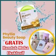 [GRATIS HANDUK MUKA EKSKLUSIF] VIRAL !!! PHYLLIA BEAUTY SOAP - kiyoko beauty soap viral - sabun kiyo