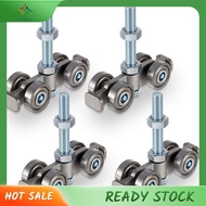 [luxiang.] Silent Trolley Assembly Rollers 4 Wheel Silent Trolley 4PCS