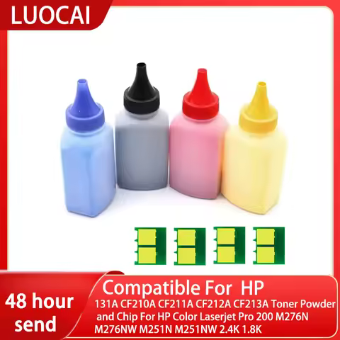 131A CF210A CF211A CF212A CF213A Toner Powder and Chip For HP Color Laserjet Pro 200 M276N M276NW M2