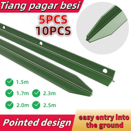 Tiang Besi  pagar 10 pcs Pagar Cyclone Column Iron Column Tiang pagar besi Fence Posts Triangle Stee