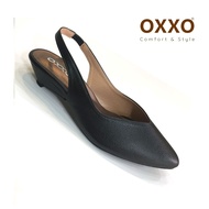 OXXO รองเท้าคัทชูทรงหัวแหลมรัดส้น หนังนิ่ม ใส่สบายกระชับเท้า SM3286
