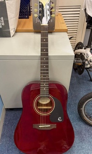 Epiphone 紅色木吉他、guitar、結他
