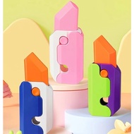 Glow in the dark Toy knife/butterfly knife/butterfly knife Toy/ gravity carrot knife Toy