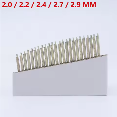 1 Set (24 Pieces) Nickel-copper Alloy Fret Wire For Guitar Bass 2.0MM / 2.2MM / 2.4MM / 2.7MM / 2.9M