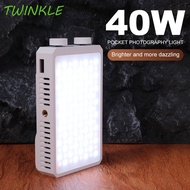 TWINKLE1 Mini LED Video Lamp, 2800-9000K CRI/TLCI 90+ RGB LED Camera Light, Multi-functional Adjusta