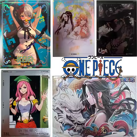 Anime ONE PIECE KBD PR STR series collection card Boa Hancock Jewelry Bonney Uta Christmas birthday 