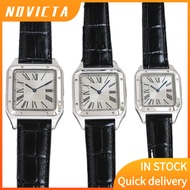 Fashion Quartz Watch 904L Steel Case Leather Business Watch