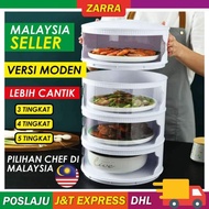 ⚡HADIAH FREE⚡ Tudung Saji Viral Bekas Makanan Mangkuk Tingkat Moden Stakbable FoodFood
