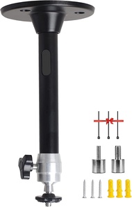 Mini Projector Mount, Projector Ceiling Mount 360° Rotatable Projector Wall Mount Length 7 in /18cm 