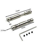 for WPL B16 B36 JJRC Q60 Q63 Q64 Fayee FY004 MN-77 6WD 6X6 RC Car Upgrades Parts Metal Drive Shaft D