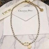 Crystal CD Necklace, Premium Dior
