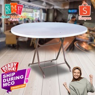 [SHIP DURING MCO] 3V 3-Feet Round Plastic Table / Meja Plastic / PP Table