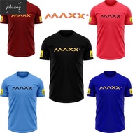 【READY STOCK】Maxx Microfiber Tshirt Breathable Quick-Drying Sports and Fitness T-shirt | Simple Line