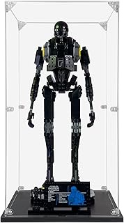 Acrylic Display Case Compatible for Lego K-2SO Security Droid #75434, Dustproof Display Case (Case O