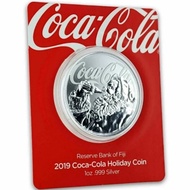 Silver fiji Coca cola 2019 limited edition - 1oz Silver coin
