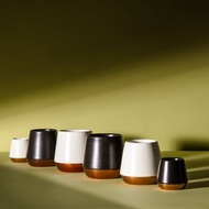 【FELLOW】Junior 雙層陶瓷小咖啡杯 2.3oz - 啞光黑 (2入)