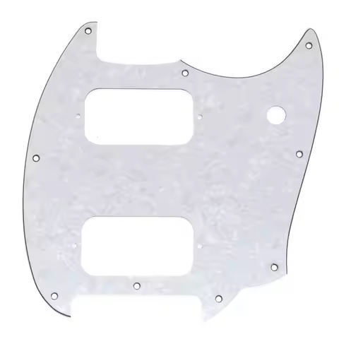 Musiclily Pro 9-Hole Guitar Pickguard for Squier Sonic Mustang HH Electric Guitar