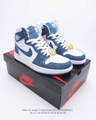 Nike  Air Jordan 1 High Zoom R2t  Zoom Air cushion Men's and Women's basketball shoes