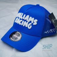 WILLIAMS x FRESH EGO KID BOUCLE trucker cap biru f1 formula 1 carlos sainz alex albon