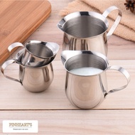 ESPRESSO LATTE ART COFFEE PITCHER GLASS LATTE ART STAINLESS STEEL SUGAR POT MILK JUG/